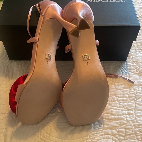 New NIB Badgley Mischka Janelle Ankle Tie Sandals Heels size 8.5 - Picture 13 of 15